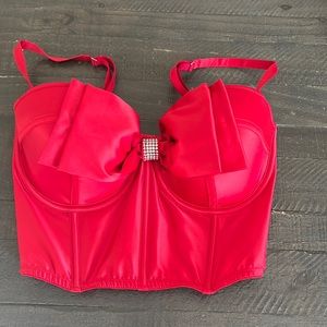 Red Victoria’s Secret Bustier